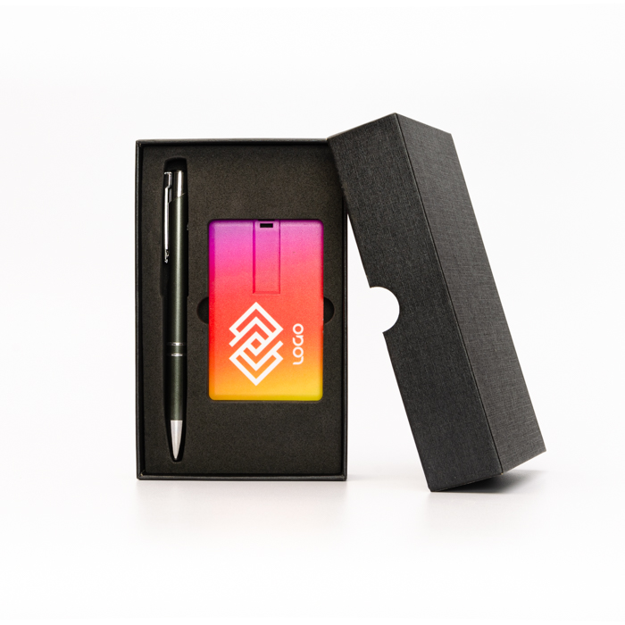 PEN AND USB CARD SET